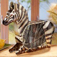 Deco Breeze Zebra Figurine Fan N2