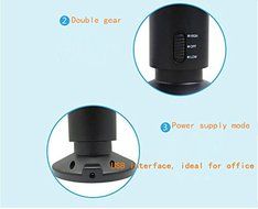 USB electric fan tower mini stereo type air conditioner small fan creative birthday present no fan blade (Pink) N8