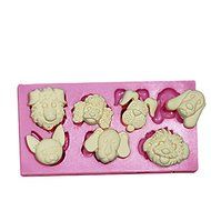 Sher 3D Lovely Dogs Puppy Silicone Fondant Mold DIY Cake Decorating Molds