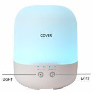 Erin 400ml Aromatherapy Essential Oil Diffuser Ultrasonic Diffuser Cool Mist Humidifier ,7 Color Changing LED... N3