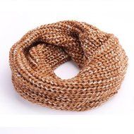 Morecome Autumn Winter Boys Girls Scarf O Ring Neck Keep Warm Scarves (Pink) N2