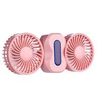 Mini Folding Fan Portable USB Rechargeable (pink) N7