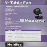 Lightweight 3 Powerful Speed Settings Table Oscillator Fan, Black