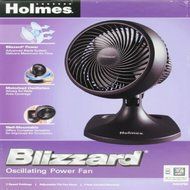Lightweight 3 Powerful Speed Settings Table Oscillator Fan, Black N2