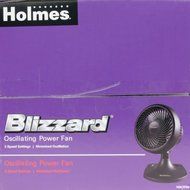Lightweight 3 Powerful Speed Settings Table Oscillator Fan, Black N3