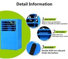 Yijiagou Bladeless Fan with Air Humidifier Diffuser Mute Desk Fan Air Purifier Air Conditioner Strong Wind Automatic... N2