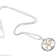 Tree Of Life Pendant Necklace Carved Live Love Family Laugh Letter Jewelry Gift N2