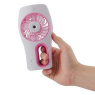 Baaaq Handheld Water Misting Fan with Cooling Mist Humidifier for Beauty, Home, Office and Travel (Blue) N11