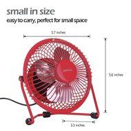 Clip On Desk Fan USB Table Fans (USB OR Battery Powered, Quietness)(Blue) N15