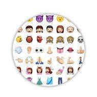 Generic Durable Made By Mdf Printed Emoji 1 Coaster