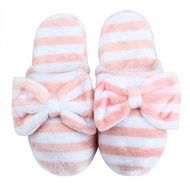 AutumnFall Women's Cozy Cotton House Slippers (M, Orange) N7