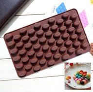 yueton 55 Cavity Silicone Coffee Beans Mold Chocolate Candy Ice Cube Tray Cake Decoration Bakeware Mould Maker N5