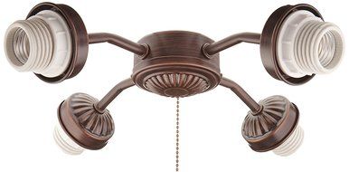 Emerson Ceiling Fans F440AB 4-Light Arm Fitter in Antique Brass N2