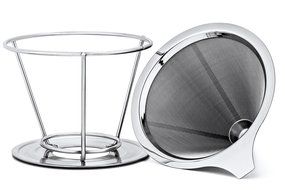 Chef's Star Stainless Steel Pour Over Coffee Maker Coffee Cone, Coffee Dripper, Permanent Reusable Coffee Filter... N3