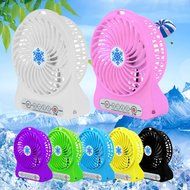 Tangc Mini Super Mute Rechargeable Desktop Fan (Blue) N13