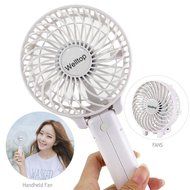 Welltop&reg; Rechargeable Fans Handheld Mini Fan Battery Operated Electric Personal Fans with Foldable Fans Hand Bar... N7