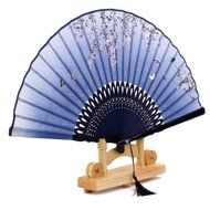 Chinese Folding Pocket Hand Fan (Flower Flying Butterfly) N40