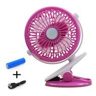 United States store Battery Operated Clip on Fan,Mini Desk Fan Portable Handheld Powered by Rechargeable Battery... N7