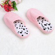AutumnFall Women's Cozy Cotton Knitted Anti-slip House Slippers (38, Blue) N14