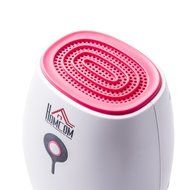 HomCom Portable Compact Mini Air Dehumidifier - Pink N6