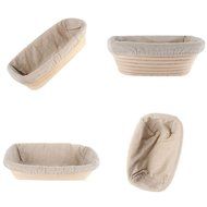EXIU Banneton Bread Proofing Basket with Linen Liner
