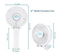 Portable Battery USB Rechargeable Handheld Mini Foldable Cooling Desktop Fan for Home Office Outdoor Workout Camping... N11