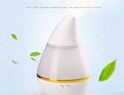 Uto Art Drop Shape Cool Mist Ultrasonic Humidifier with 250 ML 4 Color Available (250ML, Purple) N5