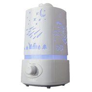 1.5L Aromatherapy diffuser air Ultrasonic humidifier LED Night Light With Carve Design air mist maker for Home... N5
