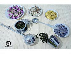 The Ancient Tea Infusers (Set of 3) - Stainless Steel Loose Leaf Tea Infuser Baskets &amp; Long Handle Tea Ball Strainer... N2