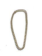 Hip Hop style Bling Bling necklace Gold cuban Link style Necklace N3