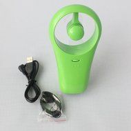 Green Hand-held Mini Portable Super Mute Usb/battery Cooling Fan for Outdoor Sport -Huahee N5