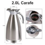 Zhongmei Thermal Carafe,Vacuum Insulated,304 Double Stainless Still N3