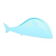 Braceus Kitchen Plastic Whale Shape Spoon Rice Washer Filter Strainer - Blue