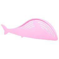 Braceus Kitchen Plastic Whale Shape Spoon Rice Washer Filter Strainer - Blue N2