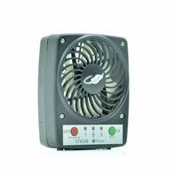 Portable Fan WAYCOM 2-in-1 Mini USB Fan + Power Bank - 3 Speeds Handheld Personal Cool Fan (White) N4