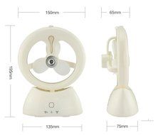 WoneNice Battery Charging USB Misty Cooling Hydrating Mini Fan -3 Different Circulation Mode with Personal Cooling... N14