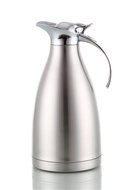 Bestwoohome Stainless Steel Vacuum Insulated Thermal Carafe Water Pitcher with Press Button (0.39Gallon, Golden)