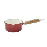 Chasseur - Cast Iron , enamelled Milkpan 14cm 0.75l chilli red
