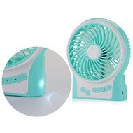 Findway 4-inch Vanes 3 Speeds Electric Portable Mini USB fan Rechargeable Desktop Fan Battery/ USB Powered Laptop... N2