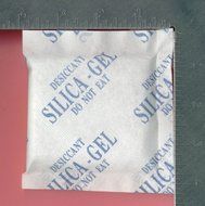 50 Gram Pack of 6 "Dry&amp;Dry" Silica Gel Packets Desiccant Dehumidifiers N8