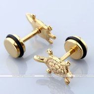 2x Stainless Steel Turtle Barbell Ear Cartilage Helix Stud Bars Earring Piercing N2