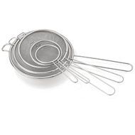 HIC Fine Mesh Tea Strainer Set, 18/8 Stainless Steel, 2.5-Inch