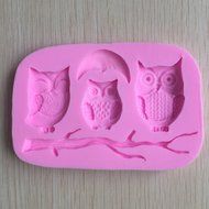 Anyana Owl Silicone Fondant Mold Cake Decorating Pastry Gum Pastry Tool Kitchen Tool Sugar Paste Baking Mould... N2