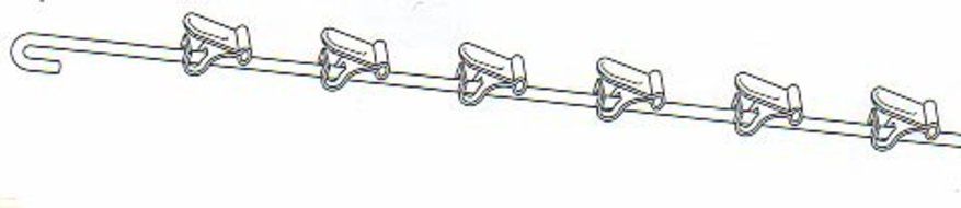 Steel Spring-Clip Merchandisers (12 clip)