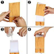 KINDLETHEFIRE 200ml Aroma Essential Oil Diffuser, Wood Grain Ultrasonic Cool Mist Humidifier for Office Home,... N4