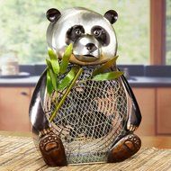 Deco Breeze Panda Bear Figurine Fan