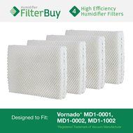 Vornado MD1-0001, MD1-0002, MD1-1002 Humidifier Wick Filter. Designed by FilterBuy to fit all Vornado Evaporative... N3
