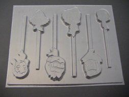 Bubble Fish Chocolate Candy Lollipop Mold Guppies