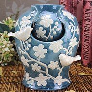 FEI&amp;S Fleshy flowerpots ceramic handicraft ceramics flowing water humidifier european style better edge Ceramic...