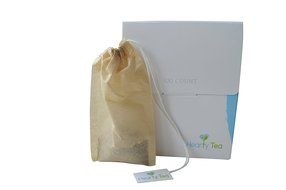 Tea Filter Bags with Drawstring - 100 pack Disposable Tea Infuser Bags - Biodegradable &amp; Chlorine Free N2